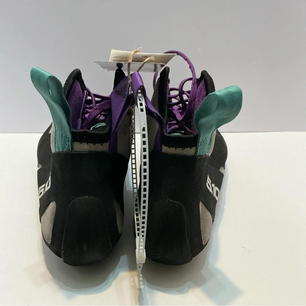 Adidas 5.10 Grandstone Climbing Shoes Men’s 10.5 Gray Purple New w/ Tags - Picture 4 of 11